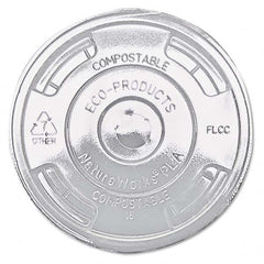 ECO PRODUCTS - GreenStripe Renewable & Compost Cold Cup Flat Lids, F/9-24 oz, 100/PK, 10 PK/CT - Exact Tool & Supply