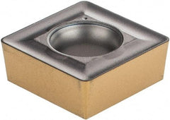 Iscar - SCMT432 Grade IC807 Carbide Turning Insert - TiAlN Finish, 90° Square, 1/2" Inscr Circle, 3/16" Thick, 1/32" Corner Radius - Exact Tool & Supply