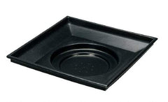 Made in USA - 24" Long x 24" Wide Oil Drain Pan - Polyethelyne - Exact Tool & Supply