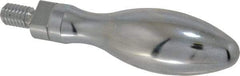 Gibraltar - 3/8-16 Threaded Stem, Revolving Handwheel & Machine Handle - Carbon Steel Bulb Shape Handle, 11/16" Long Carbon Steel Stem, 3-3/8" Handle Length, 4-1/16" OAL - Exact Tool & Supply