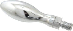 Gibraltar - 1/2-13 Threaded Stem, Revolving Handwheel & Machine Handle - Carbon Steel Bulb Shape Handle, 13/16" Long Carbon Steel Stem, 4" Handle Length, 4-13/16" OAL - Exact Tool & Supply