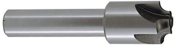Keo - 7/16" Radius, 1-3/8" Mill Diam, 4 Flute High Speed Steel Corner Rounding End Mill - Single End, Uncoated, 3/8" Tip Diam, 4" OAL, 1" Shank Diam - Exact Tool & Supply