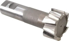 Interstate - 2-7/32" Cut Diam, 1-3/32" Cut Width, 1-9/32" Neck Diam, 1-1/4" Shank Diam, 5-3/8" OAL, M42 Cobalt T-Slot Cutter - Uncoated, 1-1/4" Bolt, Straight Teeth, 10 Teeth - Exact Tool & Supply