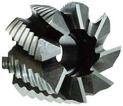 Keo - 4" Diam, 1-1/2" Arbor Hole Diam, 2-1/4" Length of Cut, 10 Flute, Cobalt, Rougher Shell End Mill - Right Hand Cut, Right Hand Spiral Flute, Uncoated - Exact Tool & Supply