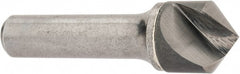 Hertel - 3/4" Head Diam, 1/2" Shank Diam, 1 Flute 100° Solid Carbide Countersink - Exact Tool & Supply