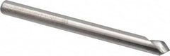 Hertel - 1/8" Head Diam, 1/8" Shank Diam, 1 Flute 82° Solid Carbide Countersink - Exact Tool & Supply