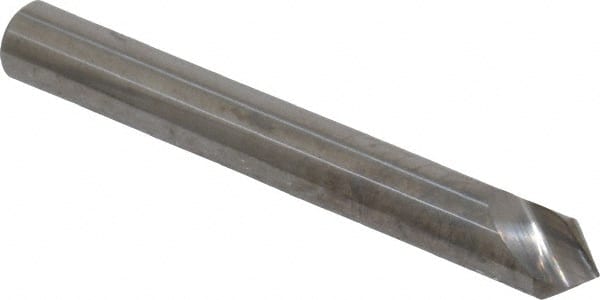 Hertel - 3/16" Head Diam, 3/16" Shank Diam, 1 Flute 82° Solid Carbide Countersink - Exact Tool & Supply