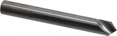 Hertel - 1/4" Head Diam, 1/4" Shank Diam, 1 Flute 90° Solid Carbide Countersink - Exact Tool & Supply