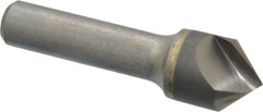 Hertel - 3/4" Head Diam, 1/2" Shank Diam, 1 Flute 90° Solid Carbide Countersink - Exact Tool & Supply