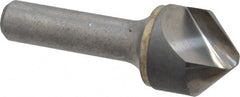 Hertel - 1" Head Diam, 1/2" Shank Diam, 1 Flute 90° Solid Carbide Countersink - Exact Tool & Supply