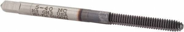 Hertel - #5-40 UNC H3 Thread Limit Bottoming Thread Forming Tap - High Speed Steel, TiCN Finish, 1-15/16" OAL - Exact Tool & Supply