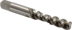 Hertel - 3/8-24 UNF 3 Flute 3B Bottoming Spiral Flute Tap - High Speed Steel, 2-15/16" OAL, Right Hand Flute, Right Hand Thread, H3 - Exact Tool & Supply