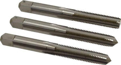 Hertel - 5/16-24 UNF, 4 Flute, Bottoming, Plug & Taper, Bright Finish, High Speed Steel Tap Set - 2-23/32" OAL, 2B/3B Class of Fit - Exact Tool & Supply