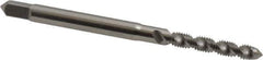 Hertel - M3x0.50 Metric Coarse 2 Flute 6H Plug Spiral Flute Tap - High Speed Steel, 1-15/16" OAL, Right Hand Flute, Right Hand Thread, D3 - Exact Tool & Supply