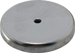 Mag-Mate - 2.03" Diam, 5/16" Cup Height, 5/16" Overall Height, 74 Lb Average Pull Force, 74 Lb Max Pull Force, Neodymium Rare Earth Cup Magnet - Through Hole Style, 3/16" Cup ID, 7/16" Magnet ID, Galvanized - Exact Tool & Supply