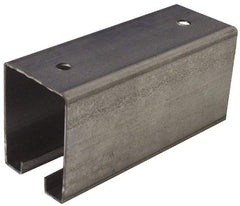 National Mfg. - 8 Ft Long, 450 Lb Capacity, Straight Boxrail - Galvanized, Series 5116 - Exact Tool & Supply