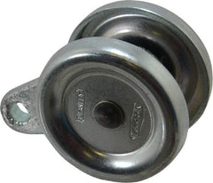 National Mfg. - Single Axle Box Rail Hanger with Bumper - Use with Square Box Track - Exact Tool & Supply