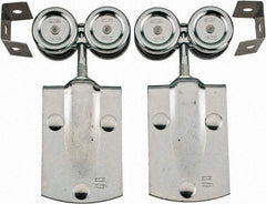 National Mfg. - 2 Piece, Box Rail Hanger with Strap - Use with Square Box Track - Exact Tool & Supply