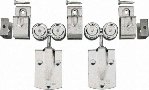 National Mfg. - Box Rail Hanger with Brackets - Use with Square Box Track - Exact Tool & Supply