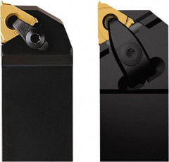 Seco - External Thread, Right Hand Cut, 16mm Shank Width x 16mm Shank Height Indexable Threading Toolholder - 100mm OAL, 16ER Insert Compatibility, CE Toolholder, Series Snap Tap - Exact Tool & Supply