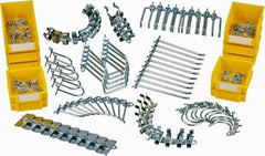 Triton - 95 Piece, Pegboard Hook Set - Zinc Alloy & Steel - Exact Tool & Supply