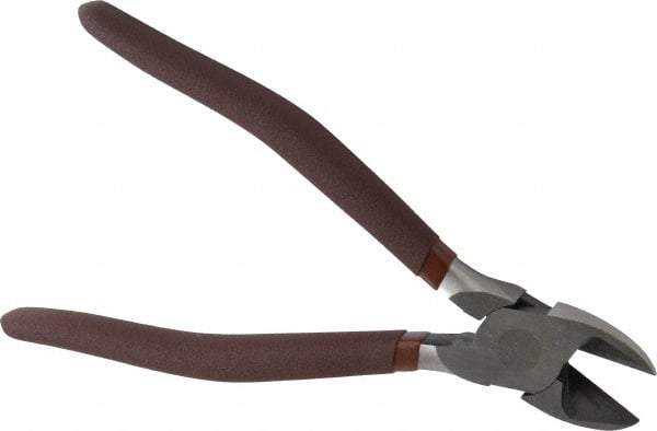 Paramount - 7-1/2" OAL, Diagonal Cutter - 1" Jaw Length x 31/32" Jaw Width, Oval Head, Double Injection Molded Handle - Exact Tool & Supply