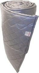Singer Safety - 50' Long x 48" Wide, Fiberglass Roll - ASTM E-84 Specification, Metallic Gray - Exact Tool & Supply