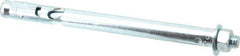 Powers Fasteners - 1/2" Diam, 1/2" Drill, 6" OAL, 1-1/4" Min Embedment Sleeve Concrete Anchor - 1018 Steel, Hex Nut Head, Hex Drive - Exact Tool & Supply