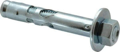 Powers Fasteners - 3/4" Diam, 3/4" Drill, 4-1/4" OAL, Sleeve Concrete Anchor - 1018 Steel, Hex Nut Head, Hex Drive - Exact Tool & Supply