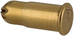 Powers Fasteners - Brown, 0.22 Caliber, Power Load Powder Actuated Load - 2" Wide x 1-1/4" Deep x 2" High, For Use with HILTI DXE37; HILTI DXE72; P2200; P7200; RAMSET 721; RAMSET M70 - Exact Tool & Supply
