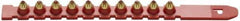 Powers Fasteners - 10 Load, Brown, 0.27 Caliber, Power Load Strip Powder Actuated Load - 7" Wide x 2" Deep x 1-1/2" High, For Use with HILTI DX350; HILTI DX36M; HILTI DX451; HILTI DX460; P3500; P3600; PA351; PA3500; RAMSET SA270; VIPER - Exact Tool & Supply