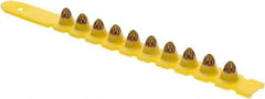 Powers Fasteners - 10 Load, Yellow, 0.27 Caliber, Power Load Strip Powder Actuated Load - 7" Wide x 2" Deep x 1-1/2" High, For Use with HILTI DX350; HILTI DX36M; HILTI DX451; HILTI DX460; P3500; P3600; PA351; PA3500; RAMSET SA270; VIPER - Exact Tool & Supply