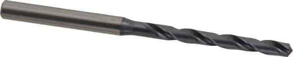 OSG - #14 130° Powdered Metal Jobber Drill - V Finish, Right Hand Cut, Spiral Flute, Straight Shank, 91mm OAL, Standard Point - Exact Tool & Supply