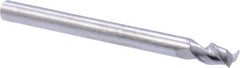 M.A. Ford - 5/32", 5/16" LOC, 5/32" Shank Diam, 2" OAL, 2 Flute, Solid Carbide Square End Mill - Single End, Uncoated, 37° Helix, Centercutting, Right Hand Cut, Right Hand Flute, Series 136 - Exact Tool & Supply