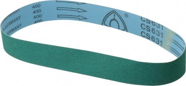 Metabo - 1-1/2" Wide x 30" OAL, 80 Grit, Ceramic Abrasive Belt - Ceramic, Coated - Exact Tool & Supply