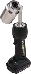 Greenlee - 12 Piece, 1/2-2" Punch Hole Diam, Hydraulic Standard Punch Kit - Round Punch, 14 Gage Mild Steel - Exact Tool & Supply