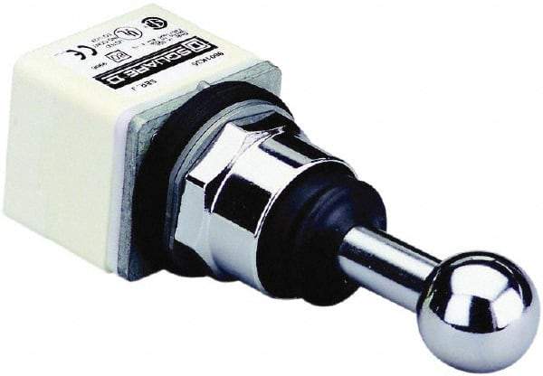 Schneider Electric - 5 Position, 80mm Long, -13 to 158°F, Octagonal Handle, Momentary (MO) Joystick Controller Switch - IP66, 30mm Mount Hole Diameter - Exact Tool & Supply