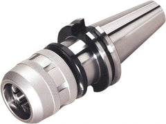 Seco - CAT50 Taper Shank, 3/4" Hole Diam x 2.047" Nose Diam Milling Chuck - 4.134" Projection, 0.0002" TIR, Through-Spindle Coolant, - Exact Tool & Supply