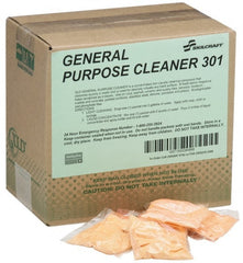 Ability One - All-Purpose Cleaners & Degreasers; Type: Cleaner ; Container Type: Packet ; Container Size: 0.5 oz. ; Scent: Lemon ; Form: Liquid Concentrate - Exact Tool & Supply