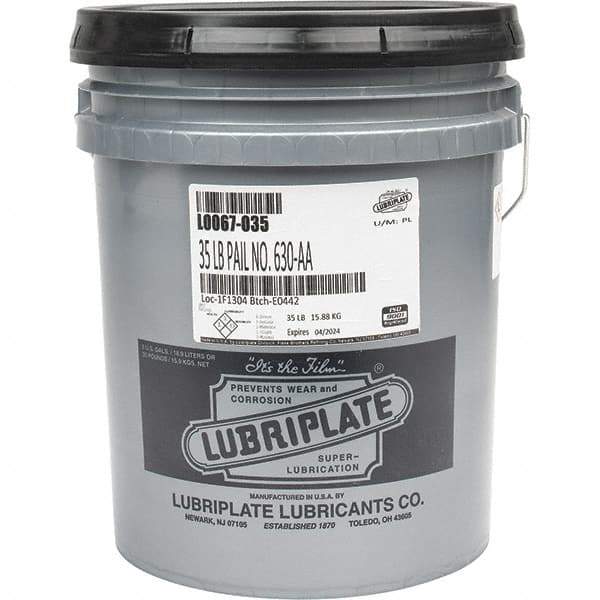 Lubriplate - 35 Lb Pail Lithium High Temperature Grease - Off White, High/Low Temperature, 270°F Max Temp, NLGIG 1, - Exact Tool & Supply