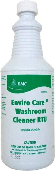 Rochester Midland Corporation - 1 qt Bottle Liquid Bathroom Cleaner - Mild Scent, Bathroom Surfaces - Exact Tool & Supply