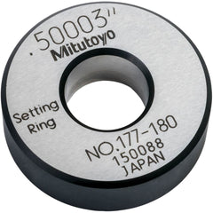 Mitutoyo - 0.5" ID x 1.26" OD Setting Ring - Exact Tool & Supply