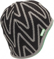 MSA - Universal Size, Black/Gray/Green, Underneath Hard Hat Winter Liner - Regular Length Length, 1 Layer - Exact Tool & Supply