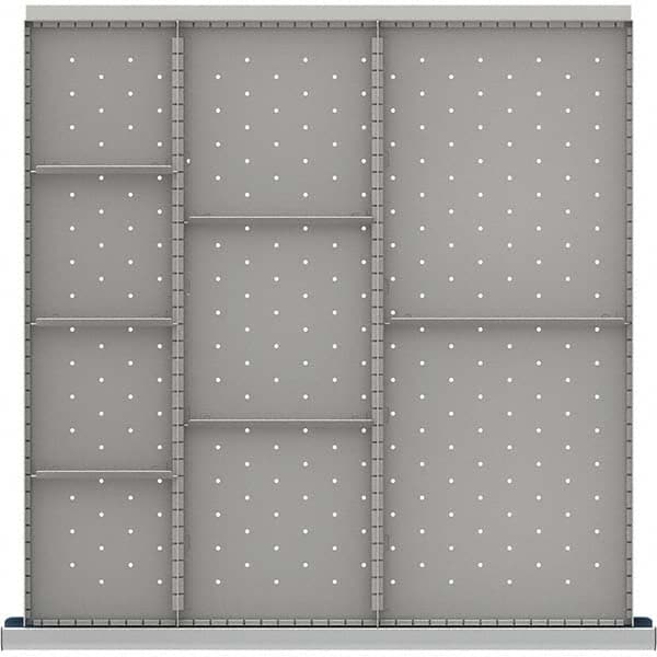 LISTA - 9-Compartment Drawer Divider Layout for 3.15" High Drawers - Exact Tool & Supply