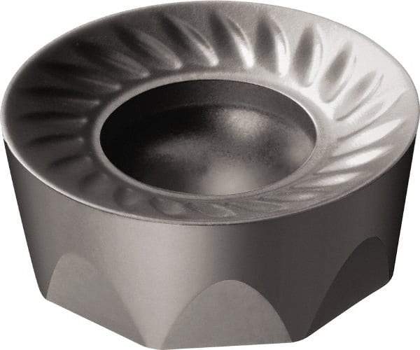 Sandvik Coromant - RCKT1906 PM Grade 1130 Carbide Milling Insert - AlTiCrN Finish, 6.35mm Thick, 19.05mm Inscribed Circle, 9.53mm Corner Radius - Exact Tool & Supply