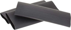 3M - 6" Long, 3:1, Polyolefin Heat Shrink Electrical Tubing - Black - Exact Tool & Supply