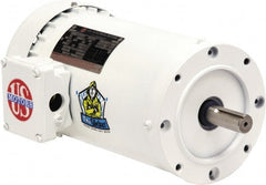 US Motors - 1.5 hp, TEFC Enclosure, No Thermal Protection, 3,450 RPM, 208-230/460 & 190/380 Volt, 60 Hz, Three Phase Premium Efficient Motor - Exact Tool & Supply