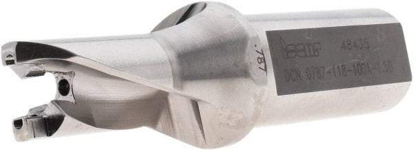 Iscar - 0.787" to 0.823" Diam, 1.5xD, 1.18" Max Depth, 1" Shank Diam, 4.63" OAL, Replaceable-Tip Drill - FCP, ICK, ICK-2M, ICM, ICN, ICP, iCP-2M Insert, 20 Seat Size, 77668812 Toolholder, Series SumoCham - Exact Tool & Supply