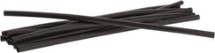3M - 6" Long, 2:1, Polyolefin Heat Shrink Electrical Tubing - Black - Exact Tool & Supply