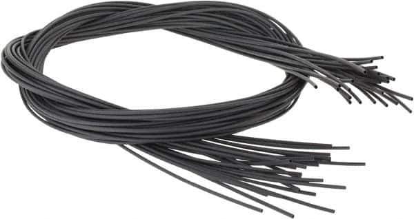 3M - 48" Long, 2:1, Polyolefin Heat Shrink Electrical Tubing - Black - Exact Tool & Supply